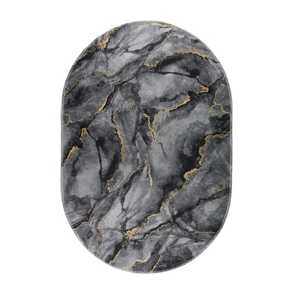 Temno siva pralna preproga 80x120 cm – Vitaus