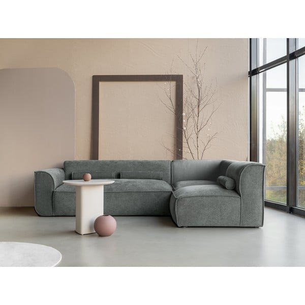 Svetlo zelena kotna sedežna garnitura (desni kot) Flex Felix – Miuform-image-1