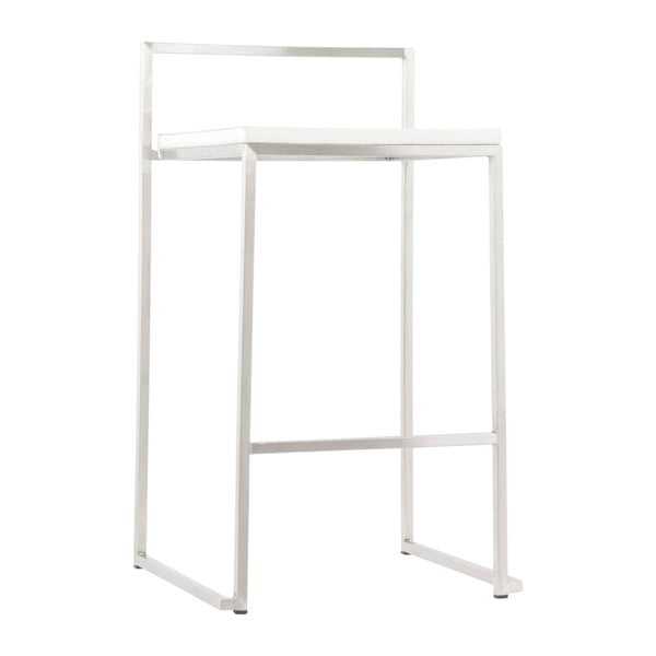 Barski stol z belim sedežem Kokoon Meto, višina sedeža 65 cm