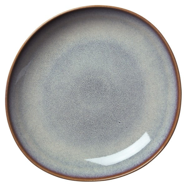 Sivo-rjav lončen krožnik Villeroy & Boch Like Lave, ø 23,5 cm