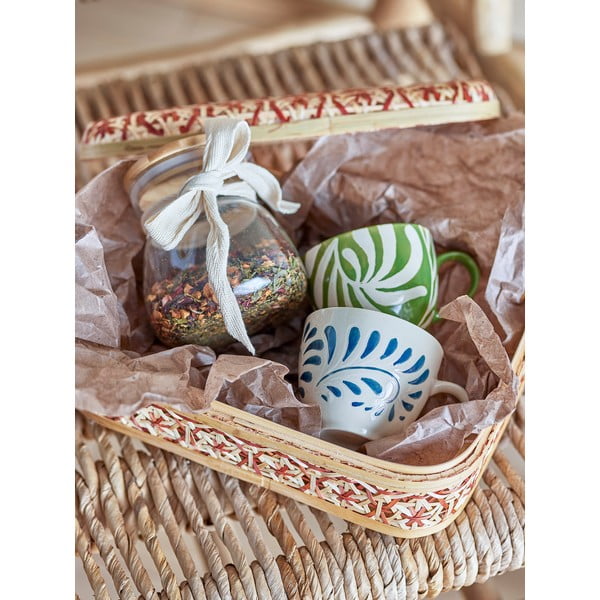 Belo-modra lončena skodelica 240 ml Heikki – Bloomingville-image-3