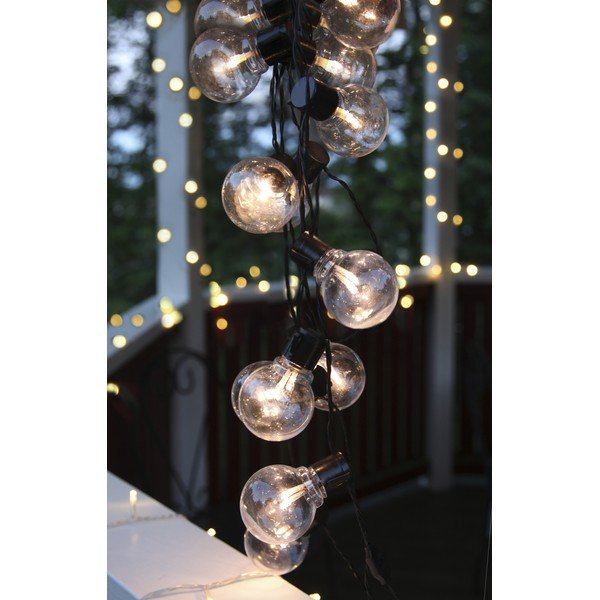 Črna svetlobna LED veriga, primerna za uporabo na prostem Star Trading Party, 16 lučk-image-4