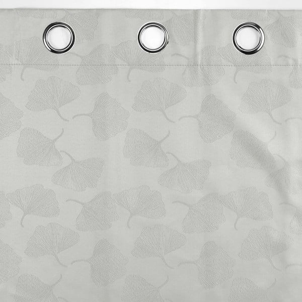 Svetlo siva zatemnitvena zavesa iz žakarja 140x260 cm Lunella – douceur d'intérieur-image-4