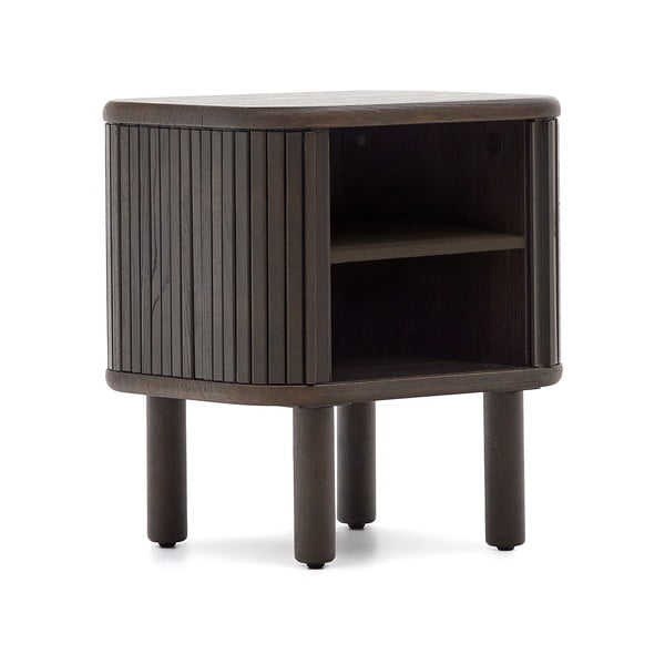 Temno rjava nočna omarica Mailen – Kave Home-image-2