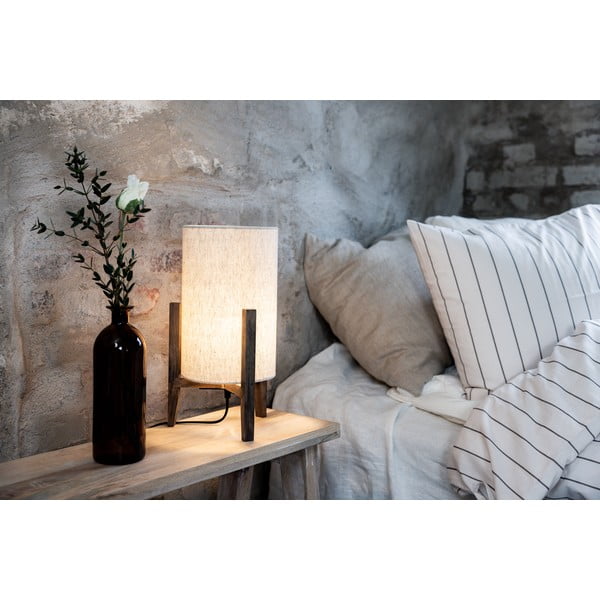 Bež namizna svetilka s tekstilnim senčilom (višina 39 cm) Eruca – Markslöjd-image-1