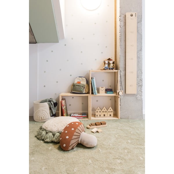 Svetlo zelena pralna ročno tkana bombažna preproga 140x200 cm Woods Symphony Olive – Lorena Canals-image-4