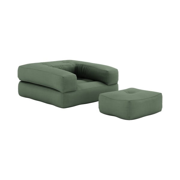 Raztegljiv fotelj Karup Design Cube Olive Green