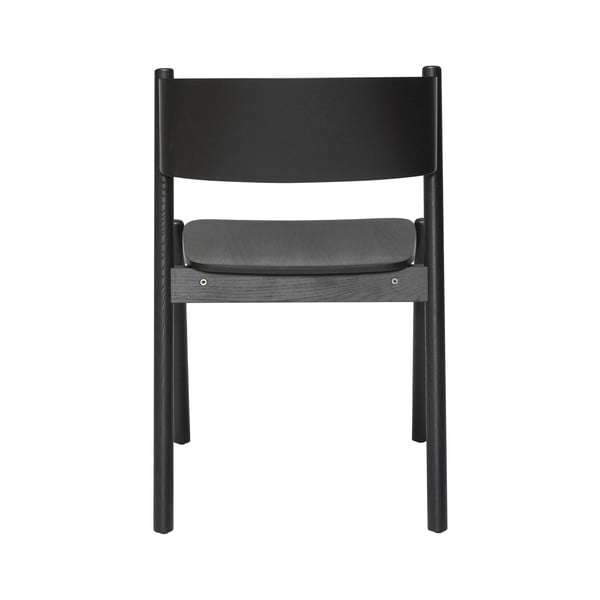 Jedilni stol iz črnega hrasta Oblique - Hübsch-image-3