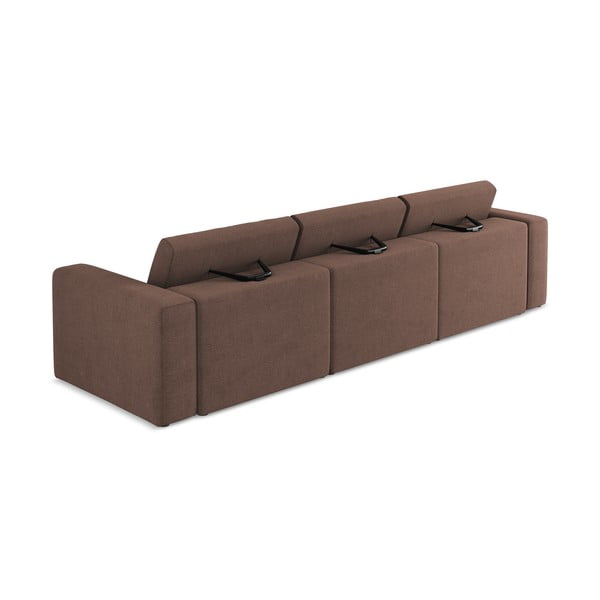 Rožnata sedežna garnitura 314 cm Kalea – Makamii-image-3