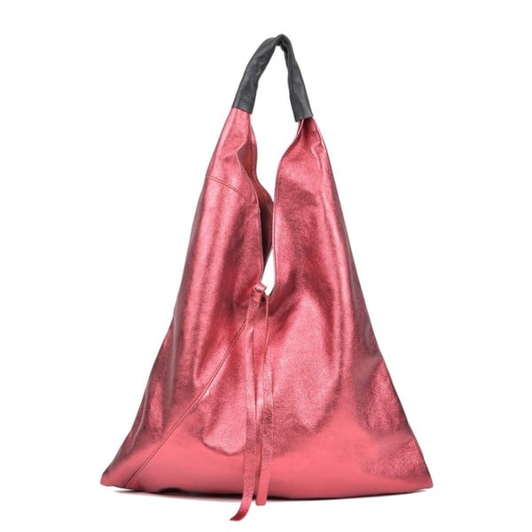 Rdeča usnjena torbica Isabella Rhea Beata