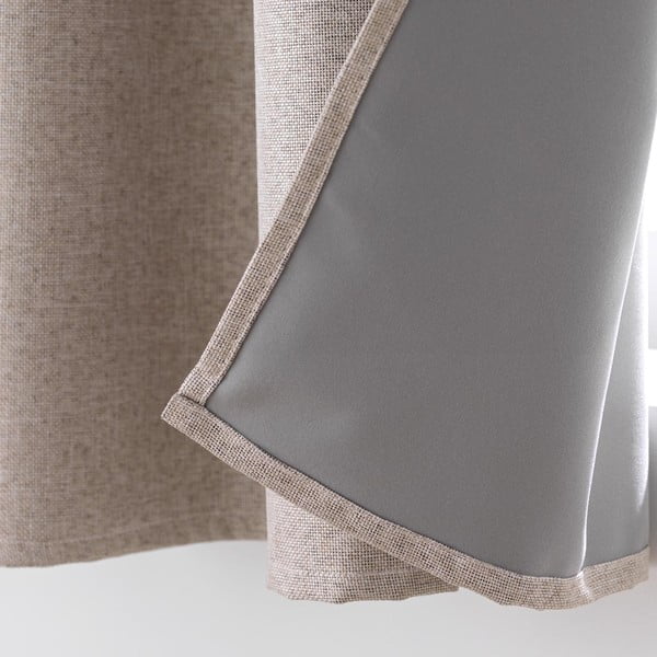 Rjava zatemnitvena zavesa 140x180 cm Crepuscule – douceur d'intérieur-image-3