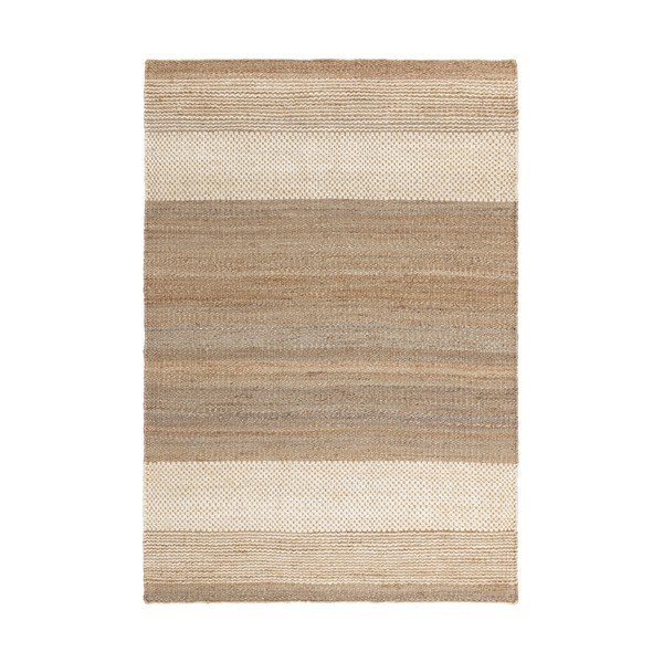Bela/bež obojestranska ročno tkana preproga iz jute 120x170 cm Cedar – Asiatic Carpets