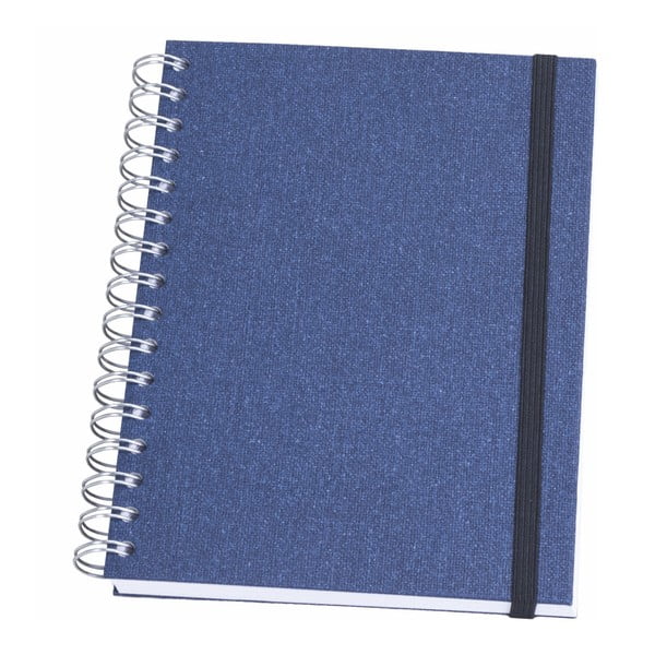 Modra beležnica z obročem Bigso, 90 strani