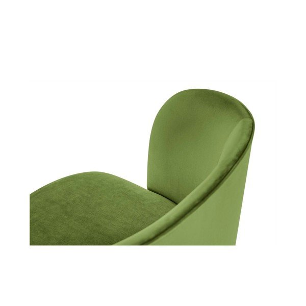 Zeleni jedilni stol z žametnim oblazinjenjem Windsor & Co Sofas Aurora-image-3