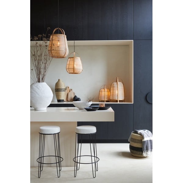 Bel oblazinjen barsko stol (višina sedeža 73 cm) Alice – Light & Living-image-3