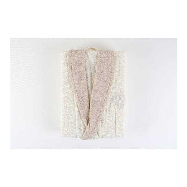 Bež unisex 100 % bombaž Greg kopalni plašč, velikost 4 mm. M/L-image-1