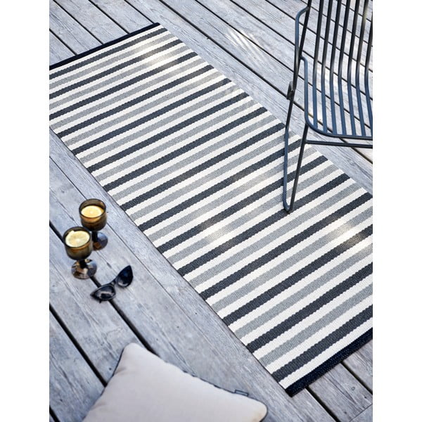 Siv/bež zunanji in notranji tekač 85x200 cm Teo Warm Grey – Pappelina-image-3