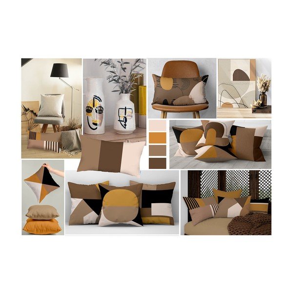 Prevleka za blazino Mike & Co. NEW YORK Honey, 45 x 45 cm-image-1
