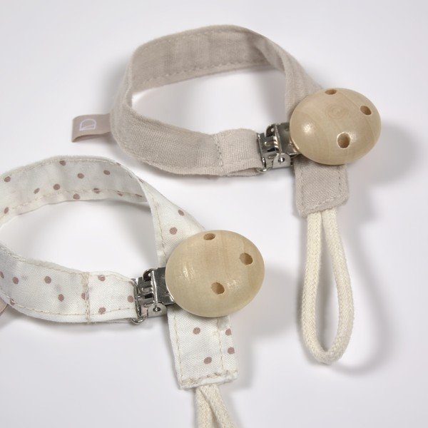 Komplet 2 sponk za dude iz organskega bombaža Kave Home Maren-image-1