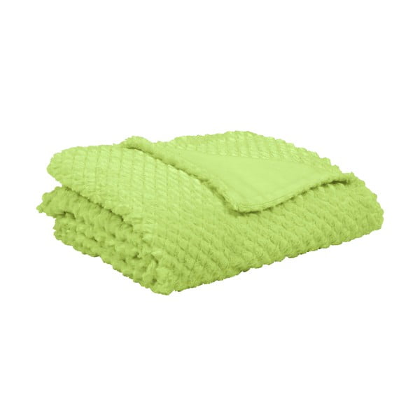 Apnenčasto zelena pletenina Tiseco Home Studio Bor, 150 x 200 cm