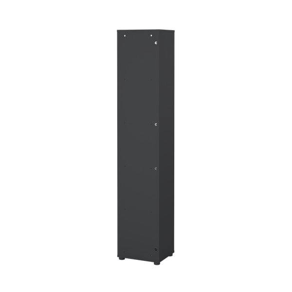 Antracitno siv/naraven regal v hrastovem dekorju 41x205 cm Sign – Tvilum-image-4