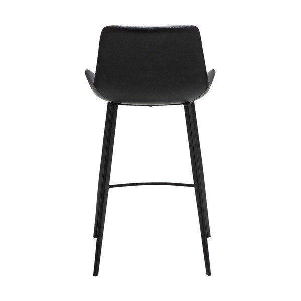 Črn barski stol (višina sedeža 65 cm) Hype – DAN-FORM Denmark-image-4