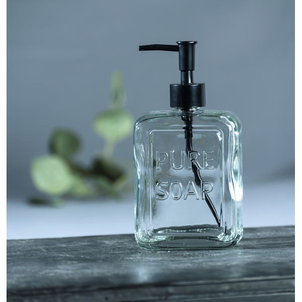 Steklen dozirnik za milo Wenko Pure Soap-image-1