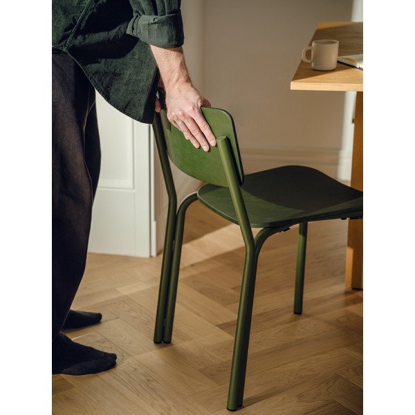 Zelen jedilni stol z možnostjo nalaganja Kei – noo.ma-image-1