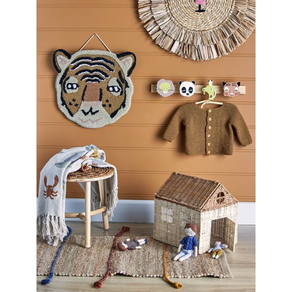 Otroški stenski obešalnik iz borovega lesa Sade - Bloomingville Mini-image-1