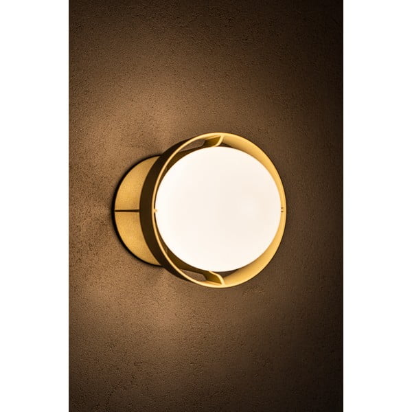 Zatemnitvena stenska svetilka v zlati barvi Loop – tala-image-3