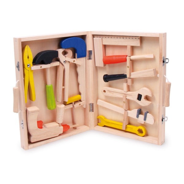 Lesena škatla za orodje za otroke DIY Legler