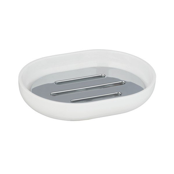 Bel podstavek za milo s kromiranimi detajli Wenko Posa-image-2