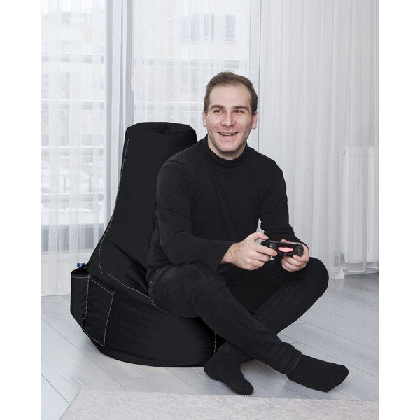 Črna vreča za sedenje EVA Sport – Floriane Garden-image-2