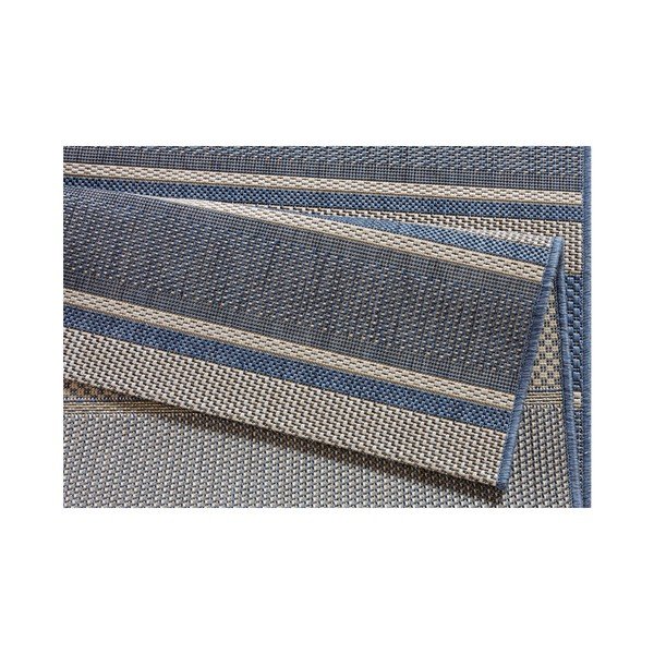 Modra zunanja preproga NORTHRUGS Strap, 80 x 200 cm-image-2