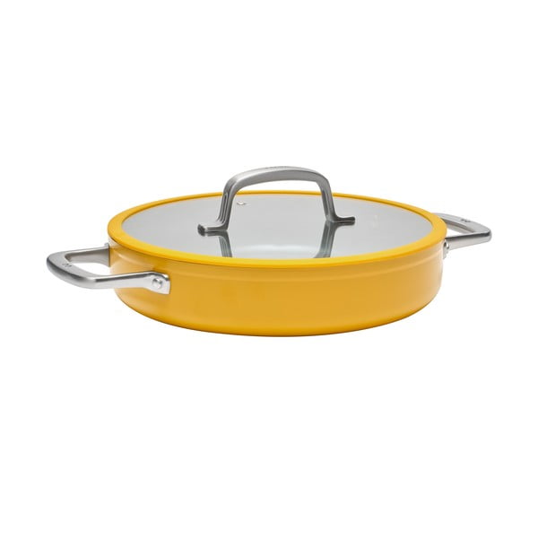 Ponev s pokrovko/s keramično prevleko ø 28 cm tegame Meda 3.0 – FABINI