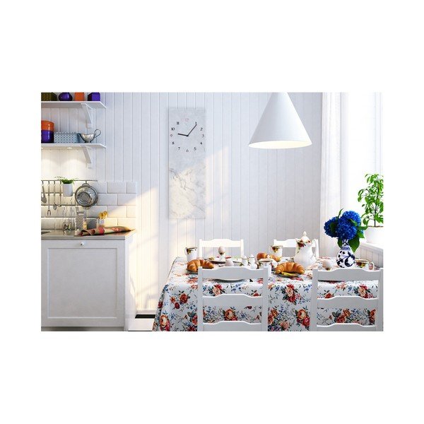 Stenska ura Styler Glassclock Marble, 20 x 60 cm-image-1