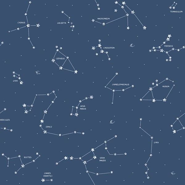 Papirna otroška tapeta 10 m x 53 cm Constellations – Vavex