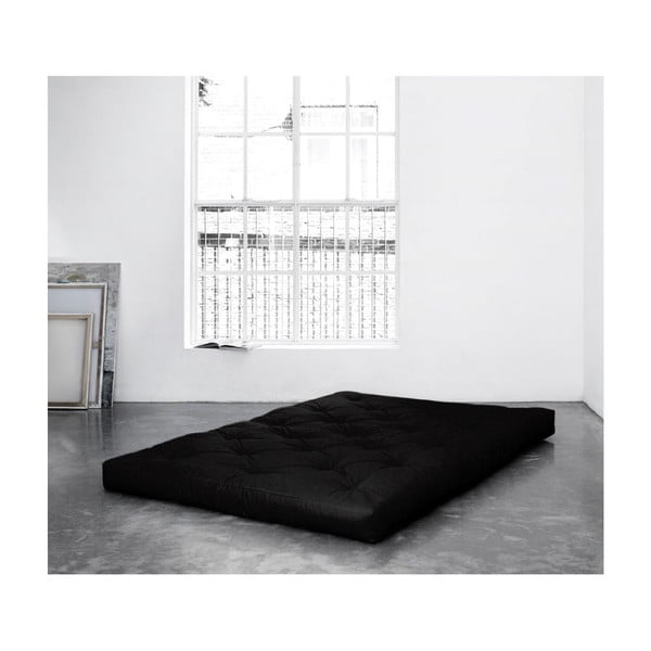 Črn srednje trd futon 160x200 cm Coco Black – Karup Design-image-3