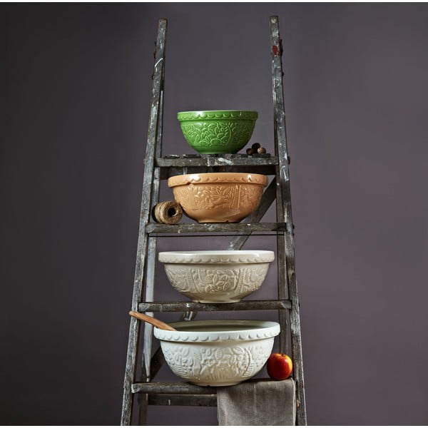 Bele/bež skledice v kompletu 4 ks iz kamenine 200 ml Original Cane – Mason Cash-image-3