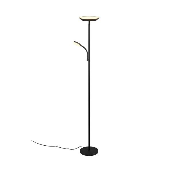 Črna LED stoječa svetilka (višina 178 cm) Specter – Reality