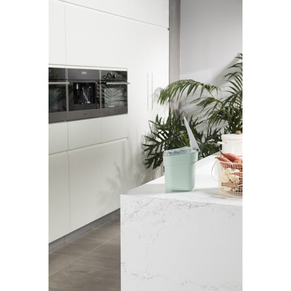 Temno siv koš za biološke odpadke 5 l Ready To Collect – Curver-image-1