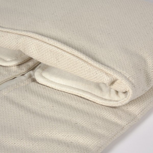 Bela organska bombažna previjalna podloga Kave Home Jeila-image-2