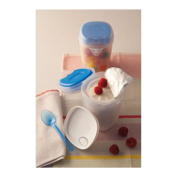 Posoda za jogurt z žlico Snips Drip, 500 ml-image-3