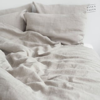 Enojna lanena posteljnina v naravni barvi 140x200 cm Natural – Linen Tales