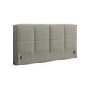 Zeleno oblazinjeno vzglavje 249x100 cm Darren – Micadoni 