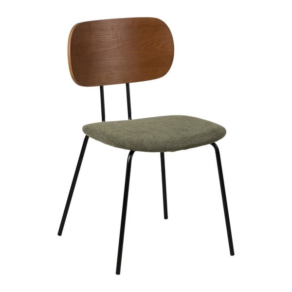 Zeleno-rjavi jedilni stoli v kompletu 4 ks Cleo – Ixia