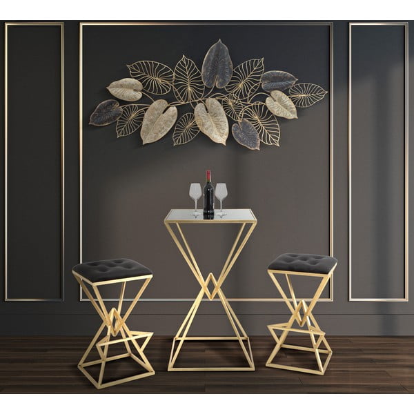 Kovinska viseča dekoracija z vzorcem listov Mauro Ferretti Century -A-, 131 x 61 cm-image-1