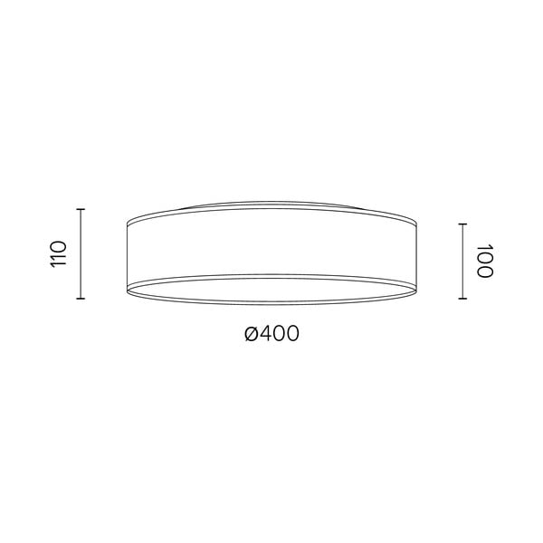 Stropna svetilka iz naravnega češnjevega furnirja Sotto Luce TSURI L, ⌀ 40 cm-image-2