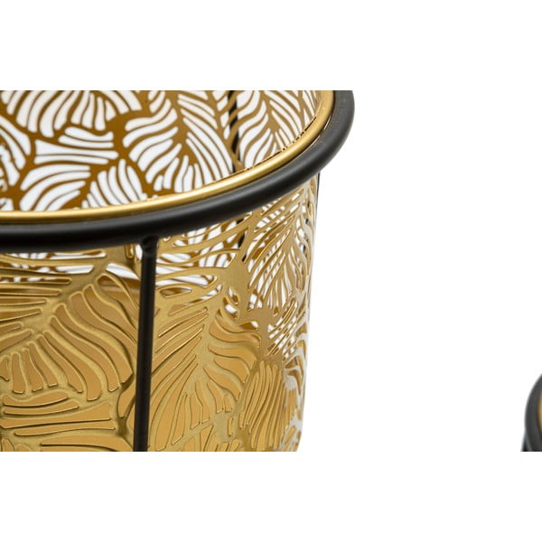 Komplet 2 zlatih stojal za cvetlične lonce Mauro Ferretti Leavy, višina 40 cm-image-4