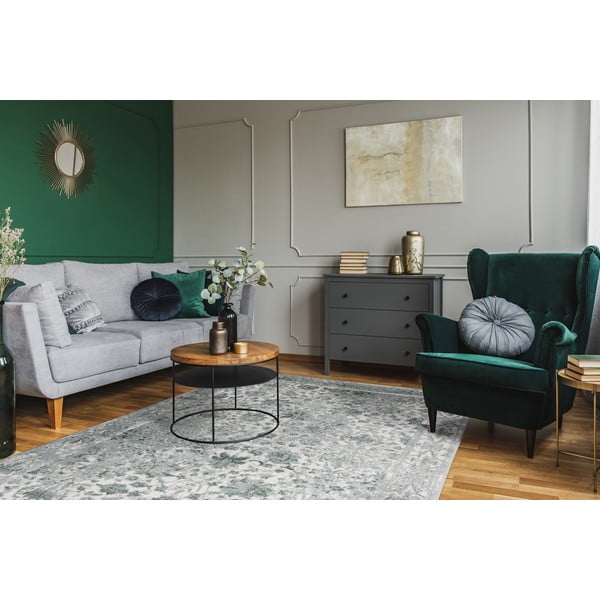 Mentolno zelena preproga 200x280 cm Sensi Tris – FD-image-1